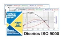 Diseños Certificados bajo normas ISO 9000 de acuerdo con las Normas AMCA